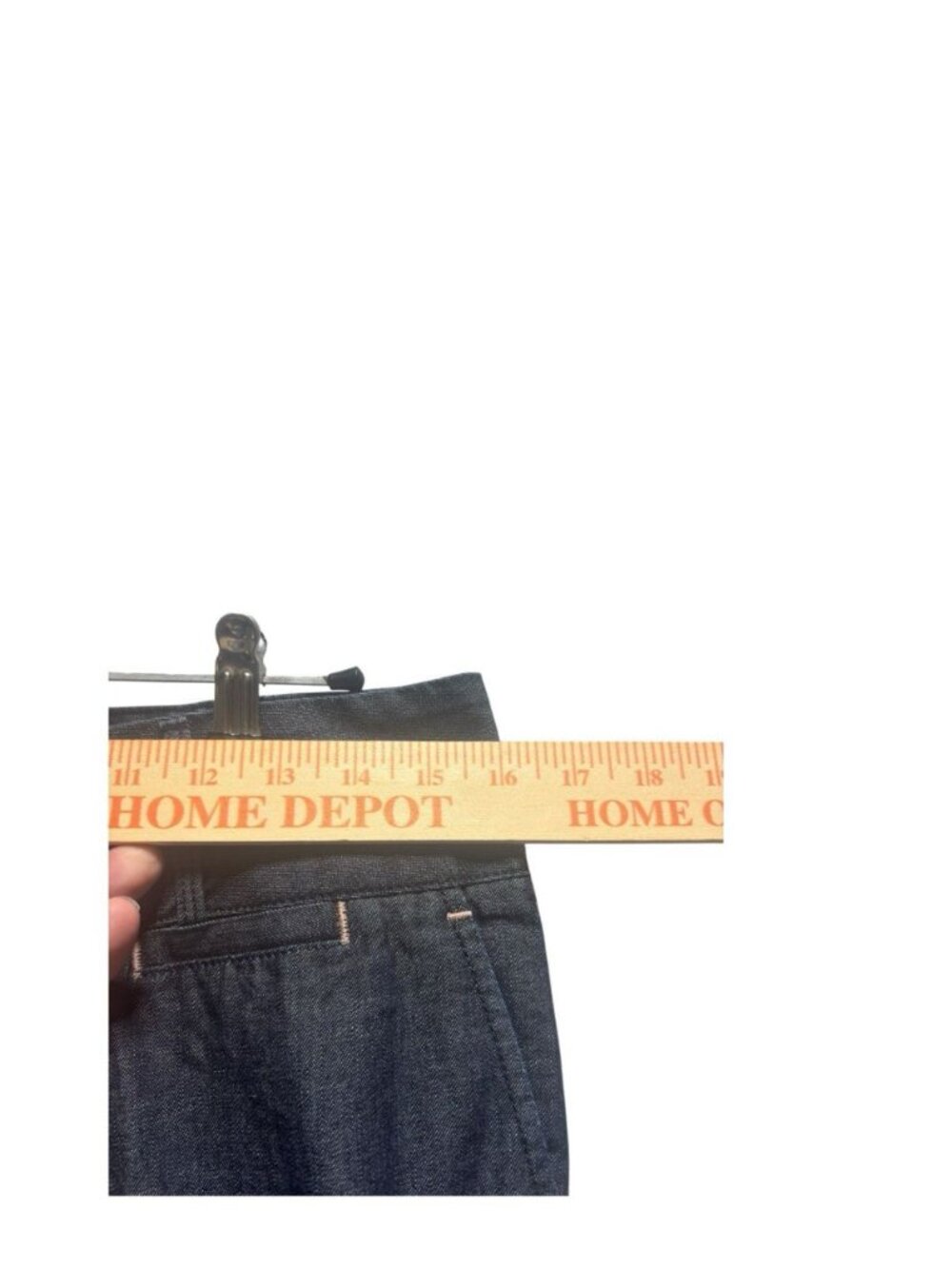 Lucky Brand Dungarees Womens 8/29 Wide Leg Trouser Jeans Dark Wash Made USA - Picture 4 of 12
